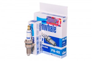 Свеча зажигания (компл. 4шт./цена за 1шт.) Sohc Nexia, Lanos, MEMZ-307, Aveo(83  FS45 FINWHALE