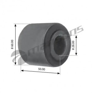 Втулка, стабилизатор [D=60 d=28 L=50 l=40]  2шт 790.111 MANSONS