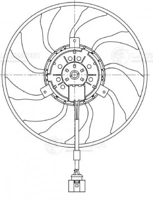 VW TRANSPORTER T5 (2003>) LFAC1848 LUZAR