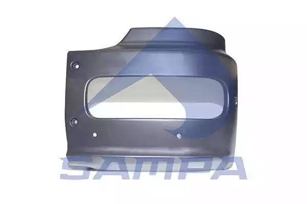 Бампер MERCEDES Atego левая часть (высокий) SAMPA 18100010 SAMPA
