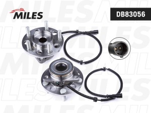 Ступица колеса передняя с подшипником SSANGYOUNG REXTON 02- DB83056 DB83056 MILES