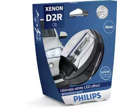 Лампа ксеноновая D2R 35W P32d-3 5000K блистер (1шт.) Xenon White Vision Gen2 PHI 85126WHV2S1 PHILIPS
