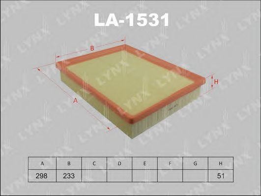 фильтр воздушный!\ Saab 9-3 1.8i 16V 03> LA-1531 LYNXAUTO