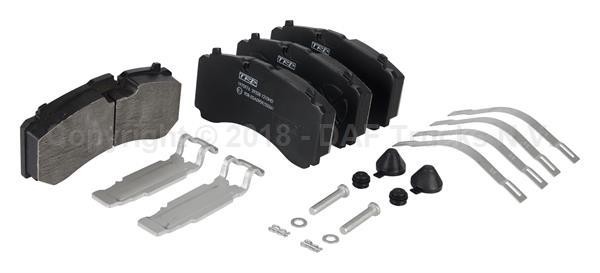 Колодки тормозные - Knorr ST7 WVA 29318/29328 1970976 DAF TRP