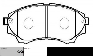 Колодки тормозные FORD Ranger 2005 ~ 2012 MAZDA B2500 2002 ~ 2006 / BT-50 2006 ~ GK0178 CTR