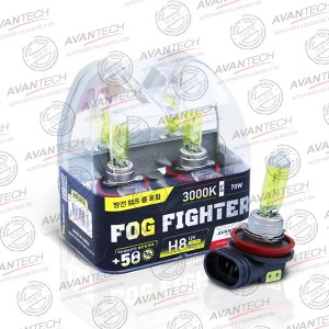 Лампа высокотемпературная Avantech H8 12V 35W (70W) 3000K, комплект 2 шт. AB3008 AVANTECH