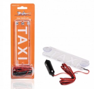 Знак TAXI на ветровое стекло в прикуриватель 12V AIRLINE ATL-12-03 AIRLINE