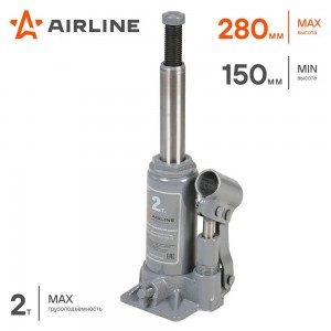 Домкрат бутылочный Standard 2т (MIN - 150мм/MAX - 285мм)  AJ-B-02S AJ-B-02S AIRLINE