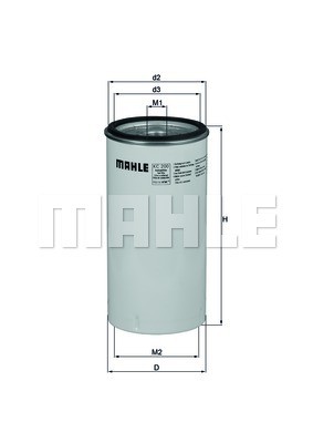 Фильтр топливный сепаратора KC200 MAHLE KNECHT