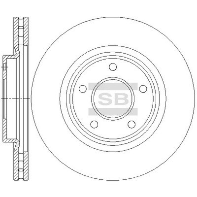 Диск тормозной SD4709 SD4709 SANGSIN