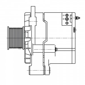 Генератор для а/м Shacman SX325 с дв. Weichai WP10 70A 10PK (LG 3099) LG3099 START VOLT