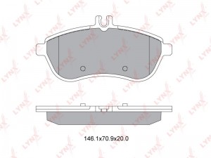 колодки дисковые передние!\ MB W204 1.8-2.3 07> BD-5318 LYNXAUTO