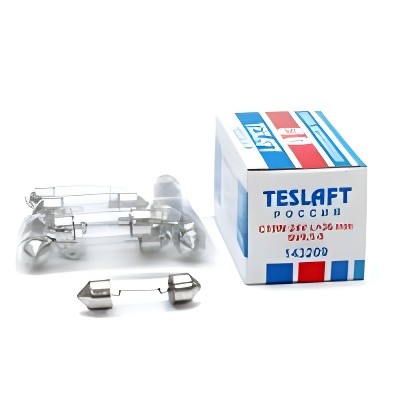 Лампа 24V C10W SV8.5-8 36мм 10лм TESLAFT (Россия) 143209 TESLAFT