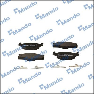 Колодки тормозные VW Polo (81-99) SEAT Ibiza (93-99) передние (4шт.) MANDO MBF015110 MANDO