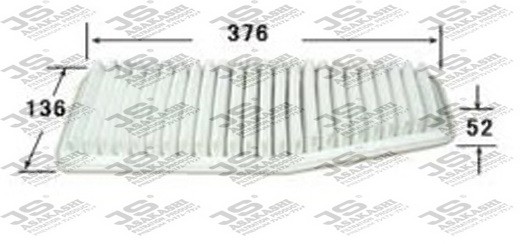 Фильтр воздушный  TOYOTA PREVIA 2,4 2002 - 2005  TOYOTA PREVIA 2,4 2000 - 2006 A A1001 JS ASAKASHI