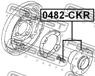 Ступица 0482-CKR 0482-CKR FEBEST