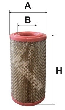 фильтр воздушный! круглый\ RVI Maxter/Manager/Major A8057-1 MFILTER AUTOMOTIVE FILTERS