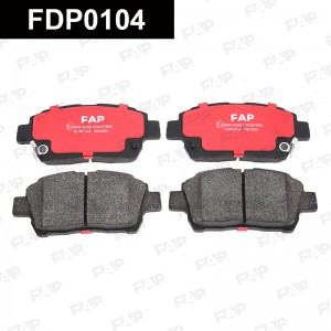 FDP0104 колодки дисковые! передние\ Toyota Corolla 1.4/1.6 01-02 FDP0104 FAP