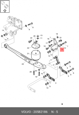 САЙЛЕНТБЛОК 20582186 VOLVO