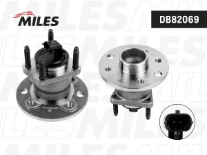Ступица с подшипником OPEL ASTRA H 04- зад.(4 отверстия)  DB82069 DB82069 MILES