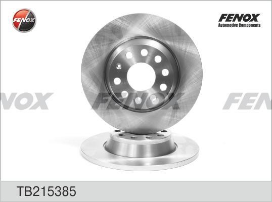Диск тормозной Audi A3 03-, Seat Altea 04-, Leon 05-, Skoda Octavia 04-, Superb  TB215385 FENOX