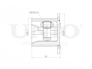 ШРУС внутренний CVJ-30127 UNIO