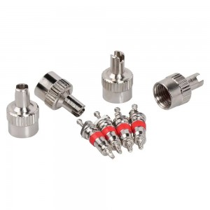 Ремкомплект для вентилей 4 золотника, 4 металл.колп. с ключом в кейсе ATRS007 ATRS007 AIRLINE