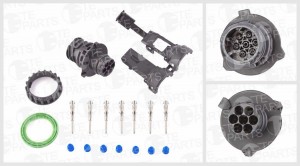 разъём 7-pin (соответствие amp 1.5, ответная часть 7810620) 7810621 TE PARTS