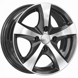 Скад Уран2 14.0 / 5.5J PCD 4x100.00 ET 35.00 ЦО 67.10 Литой / Черный с полирован 0580105 SKAD