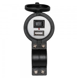 розетка USB! для мотоциклов с 1 портом (5В, 2.1А) (вкл/выкл)\ AEBJ206 AIRLINE