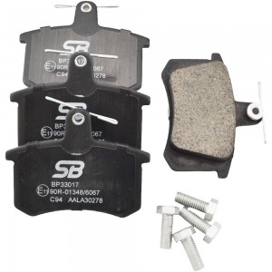 колодки дисковые задние!\ Audi 80/90/100/A4/A6/A8 <00, Fiat Croma 1.6-2.5TD 85-9 BP33017 SB NAGAMOCHI