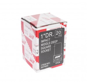 Головка торцевая 1" 20мм 4-х гранная ударная (квадрат) L=76мм JTC JTC-847620 JTC TOOLS