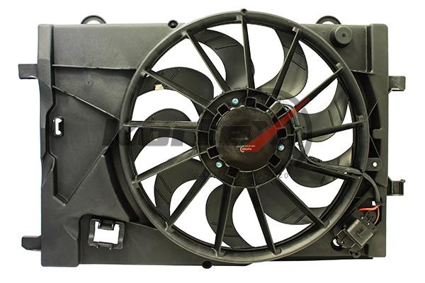 Вентилятор радиатора CHEVROLET AVEO T300 11-/OPEL Mokka 13- (с кожухом) KFD017 KFD017 KORTEX