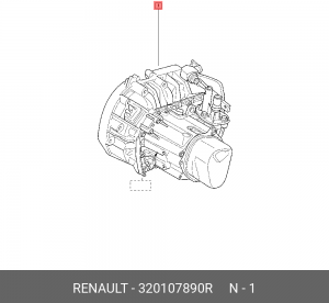 320107890R МКПП JH3515-000526 320107890R RENAULT