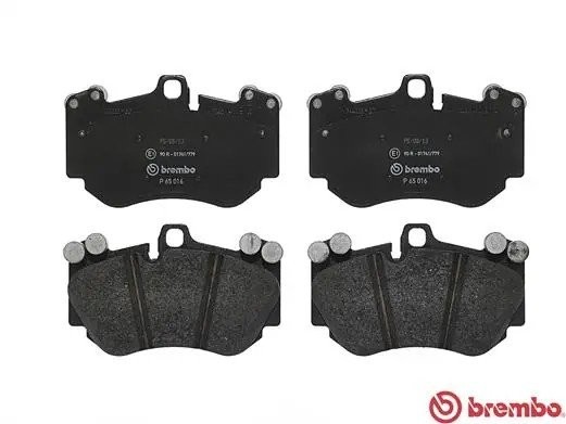 P65016 1140 00 [95535193950] !колодки дисковые п.\ Porsche Cayenne 955 3.2-4.8i/ P65016 BREMBO
