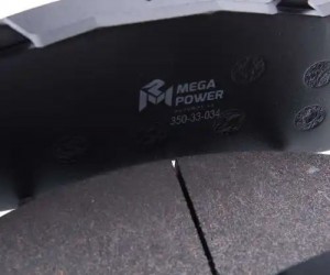 Колодки тормозные MAN дисковые (218x108x30) (4шт.) MEGAPOWER 350-33-034 MEGA POWER