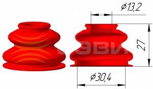 Пыльник шаровой опоры ваз 2108 6122 SEVI
