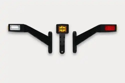 фонарь габаритный! LED рожок, RH, 3х -цветный, L=190,3мм, с проводом 0,3м \ FT145PLED FRISTOM