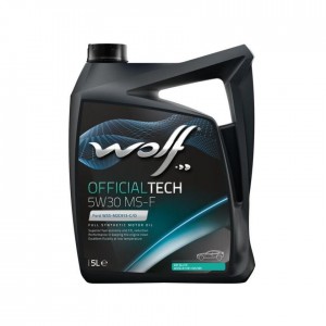 WOLF OFFICIALTECH 5W30 MS-F 5L СИНТЕТИКА ACEA A5/B5-10 API SL/CF FORD WSS-M2C913 8308819 WOLF