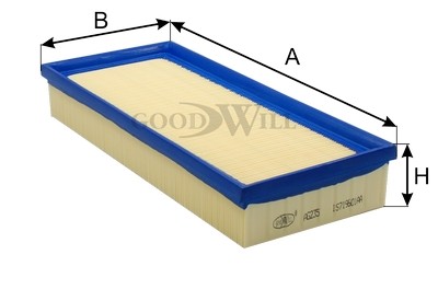 Фильтр воздушный AG235 AG 235 GOODWILL