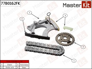 Комплект цепи распредвала CGWD,CTUA 77B0162FK MASTERKIT 77B0162FK MASTER KIT