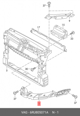 VW POLO (HB) (2009>) 6RU 805 071 A VAG