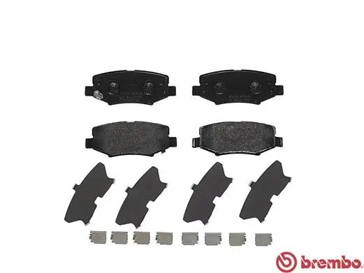 P18024 колодки дисковые задние!\ Dodge Nitro, Jeep Cherokee/Wrangler 3.7-4.0i/2. P18024 BREMBO
