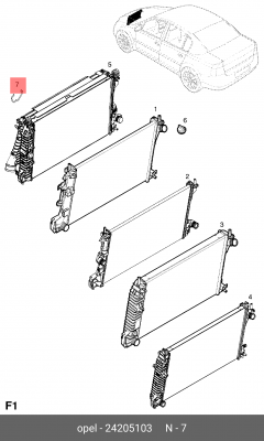 CHEVROLET/HUMMER/CADILLAC 24205103 GENERAL MOTORS