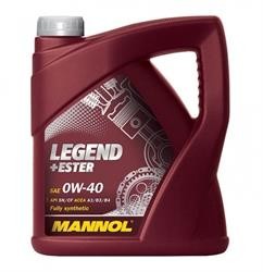 Масло моторное MANNOL LEGEND+ESTER 0W40 SN/A3/B4/CH-4 синт.4л 7901 1001 MANNOL