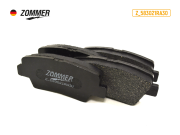 Колодка тормозная задняя HYUNDAI Solaris (к-т 4 шт) Z583021RA30 Z_583021RA30 ZOMMER