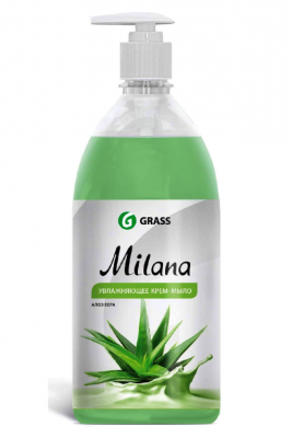 жидкое крем-мыло 'milana'! алоэ вера 1000мл с дозатором\ 126601 GRASS