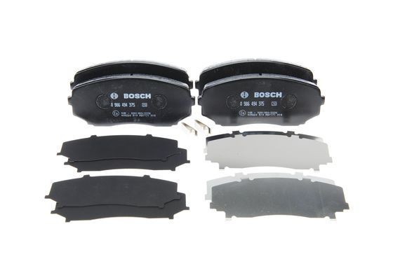 Колодки тормозные дисковые перед 0 986 494 375 BOSCH