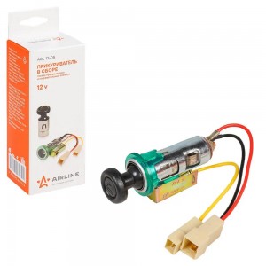 Прикуриватель (в сборе) для а/м ВАЗ 2108-099, ОКА, Газель "AIRLINE" ACL-12-05 AIRLINE