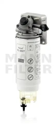 Фильтр топливный в сборе (сепаратор) В сборе с площадкой с насосом ручной подкач PRELINE420 MANN FILTER